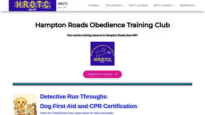 Hampton Roads Dog Obedience Training Club preview
