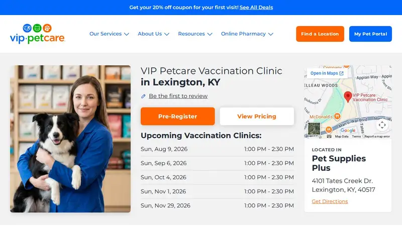 VIP Petcare Vaccination Clinic preview