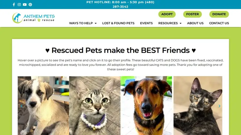 Anthem Pets Animal Rescue preview