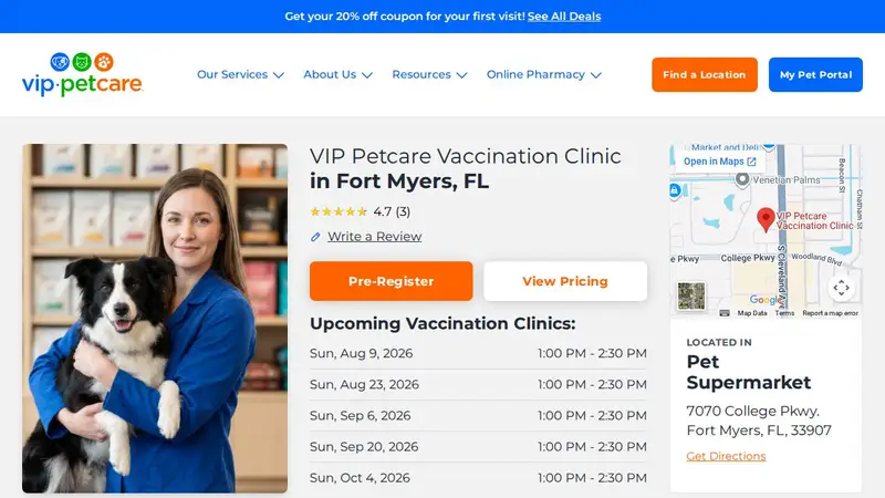 VIP Petcare Vaccination Clinic preview