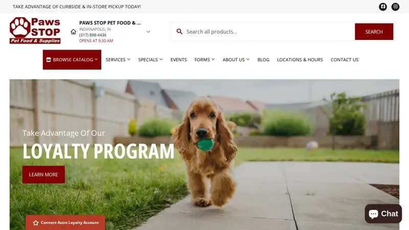 Paws Stop - Specialty Pet Food & Supplies preview