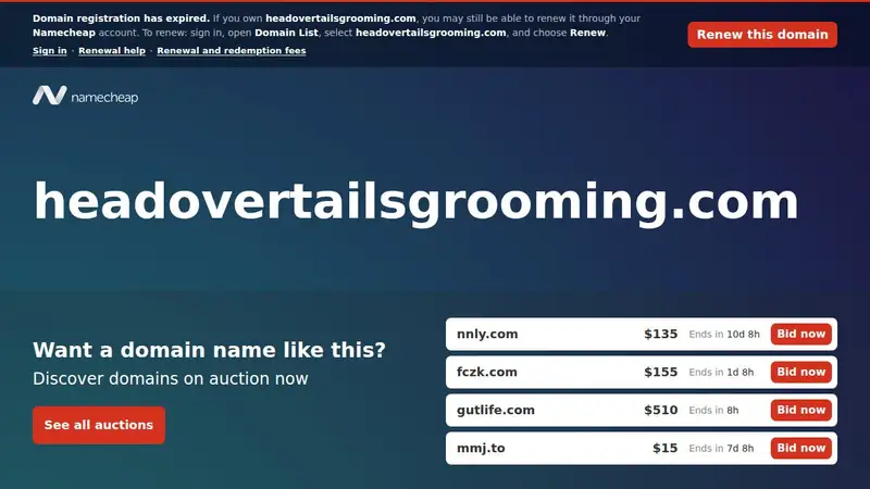 Head Over Tails Grooming preview