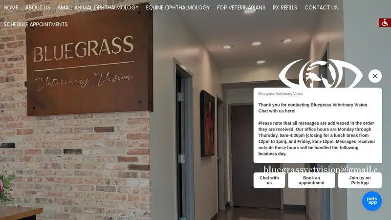 Bluegrass Veterinary Vision preview