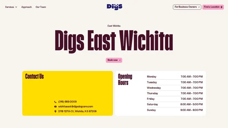 Digs Dog Care East Wichita preview