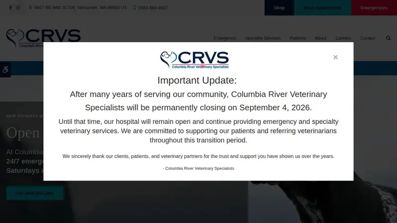 Columbia River Veterinary Specialists preview
