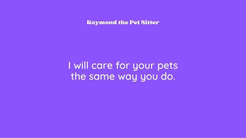 Pet Sitter Raymond preview