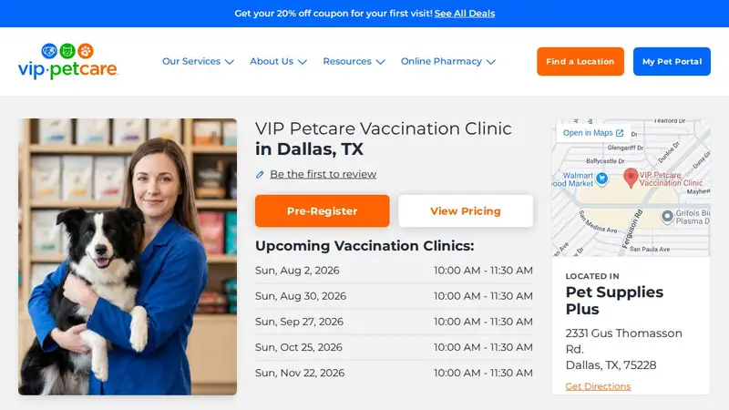 VIP Petcare Vaccination Clinic preview