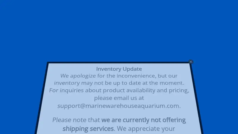 Marine Warehouse Aquarium preview