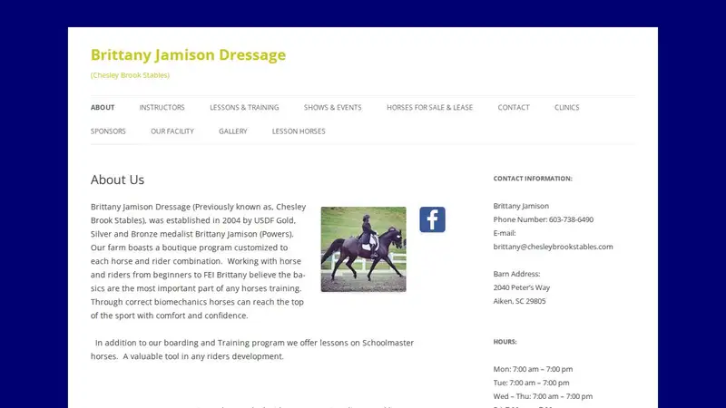Brittany Jamison Dressage preview