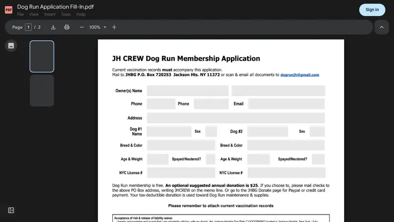 JH Crew Dog Park preview